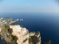 Capri blue excusive sea view Royalty Free Stock Photo